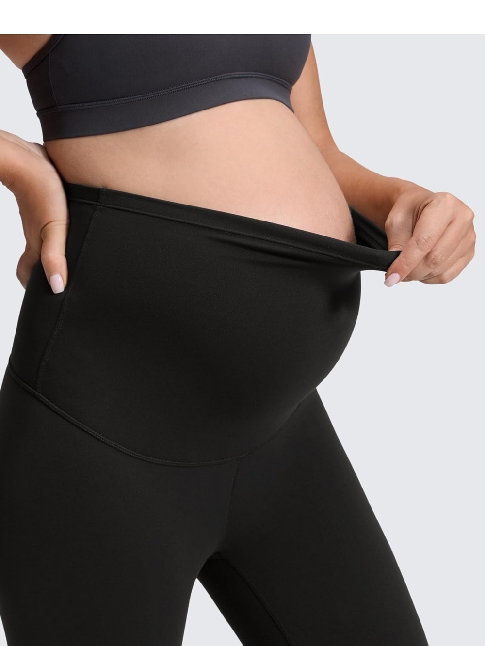 CRZ YOGA Black High-Waist Performance Leggings - Picture 6 of 8